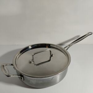 Cuisinart 10" Saute Pan 3.5QT Stainless Steel Frying Skillet with LID MCP33-24H